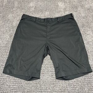 NikeGolf Mens‎ Golf Shorts Size 38 Black Dri-Fit Flat Front Performance